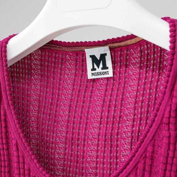 M Missoni Fuchsia Knit Tank - Picture 4 of 9